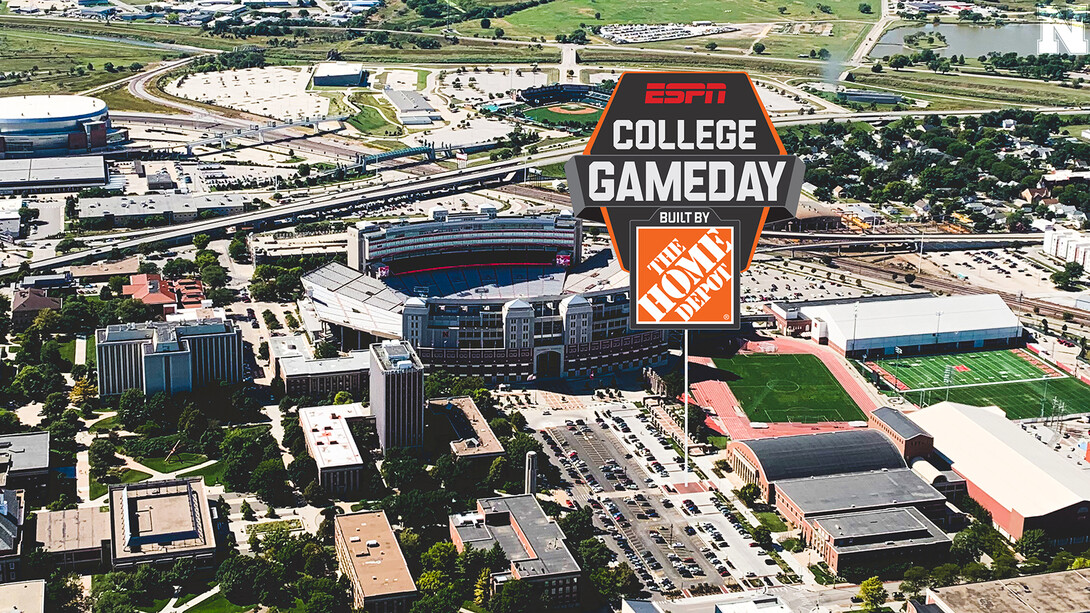 The ESPN GameDay stage will set up in the brick pad on the south side of the Coliseum.