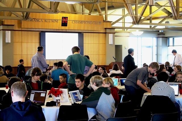 Lincoln students participated in "Hour of Code" at the Champions Club on Dec. 12.