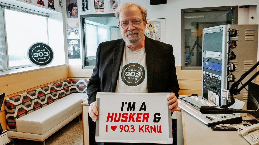 Nebraska's Rick Alloway has helped guide KRNU since he joined the faculty in 1986. He also worked at the station as a student.