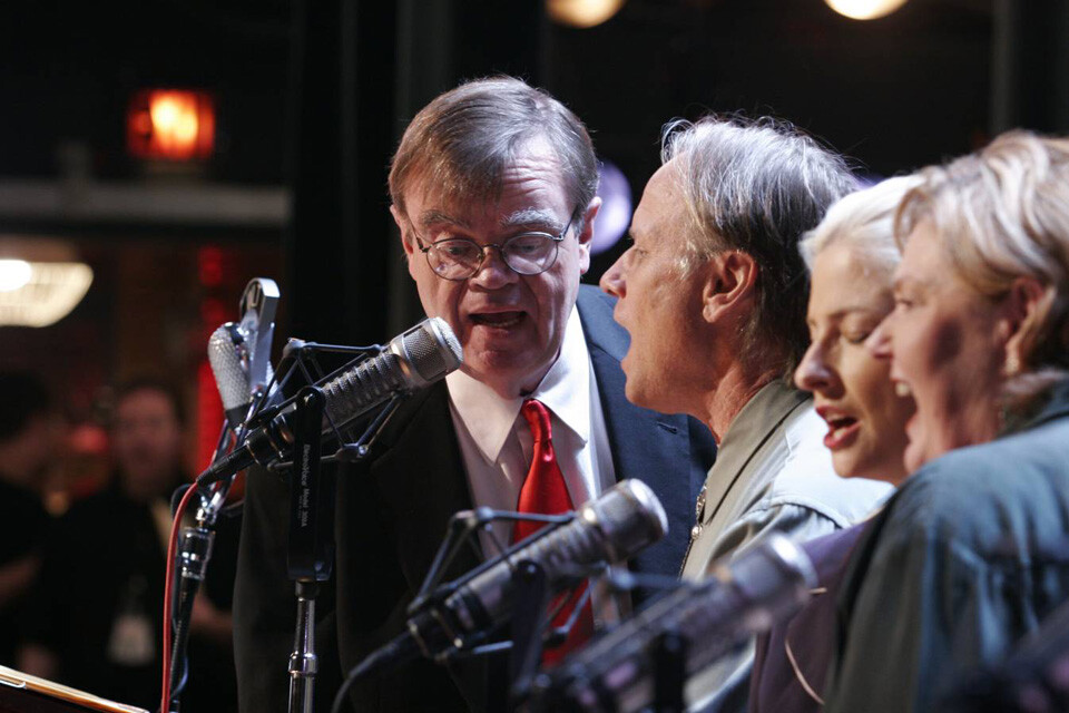 "A Prairie Home Companion," featuring (left) Garrison Keillor, will broadcast live from the Lied Center for Performing Arts on Oct. 19.