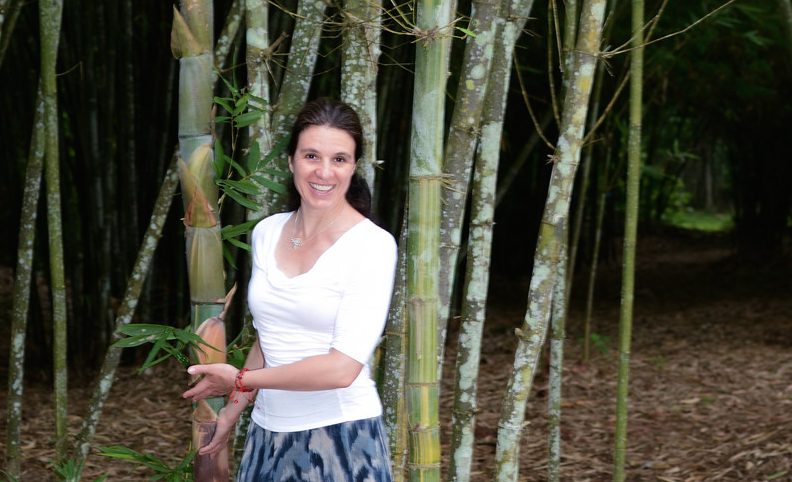 UNL's Sabrina Russo at Xishuangbanna Tropical Botanical Garden in Yunnan, China. 