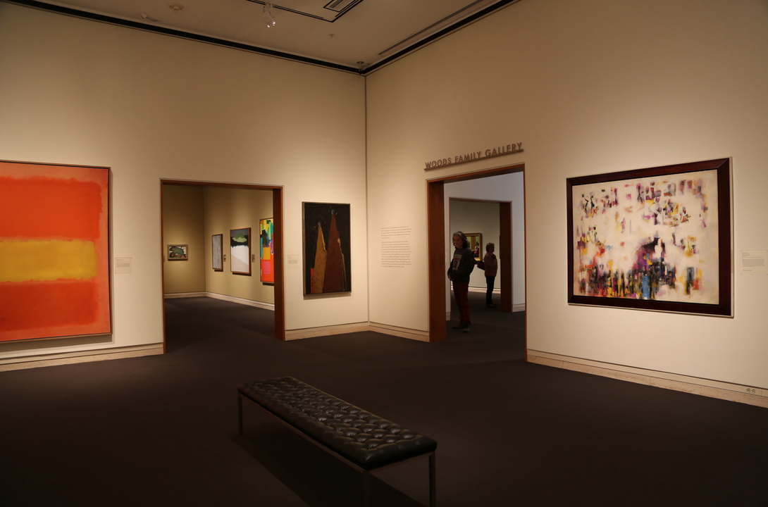 The Woods Family Gallery at the Sheldon Museum of Art.