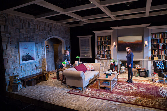 The set for "Sex with Strangers" at the Signature Theatre in Washington, D.C., designed by J.D. Madsen.